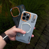 "Experience Luxury Mechanical Matte Magsafe Case for iPhone!"